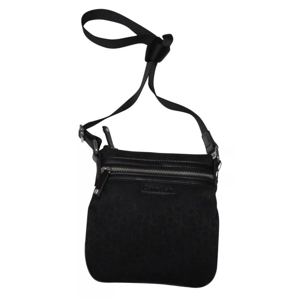 Calvin Klein Crossbody Xbody Bag Signature Logo Monogram Black NEW